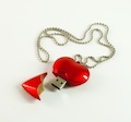 Necklace USB form of Heart 