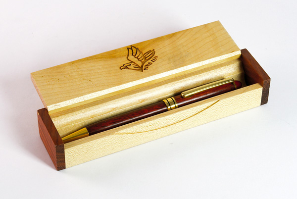 Wooden Pen with Box Simple 